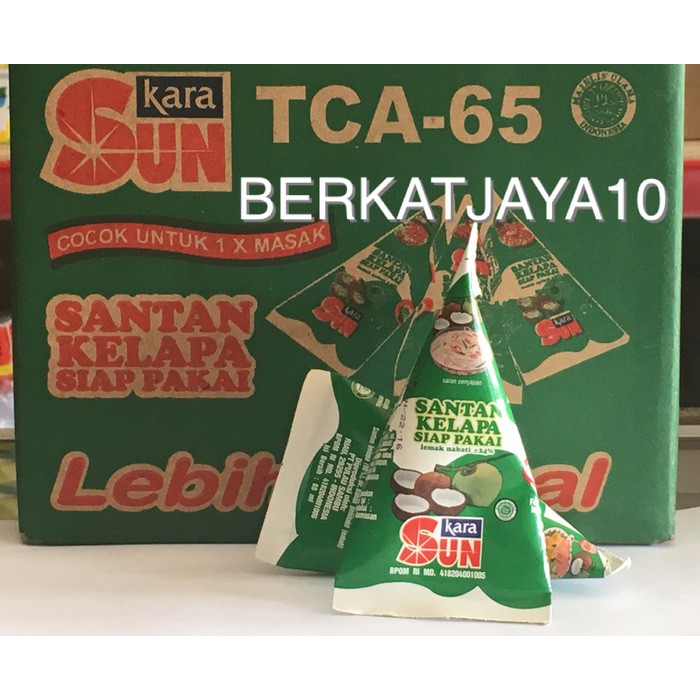 

SUN KARA Santan Kelapa Cair Siap Pakai 65 ml HALAL