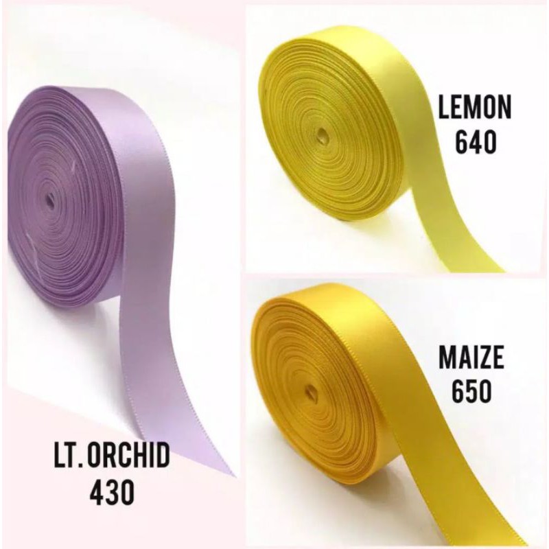 100 YARD - 2.5 CM | PITA DOUBLE SATIN IMPORT 1&quot;