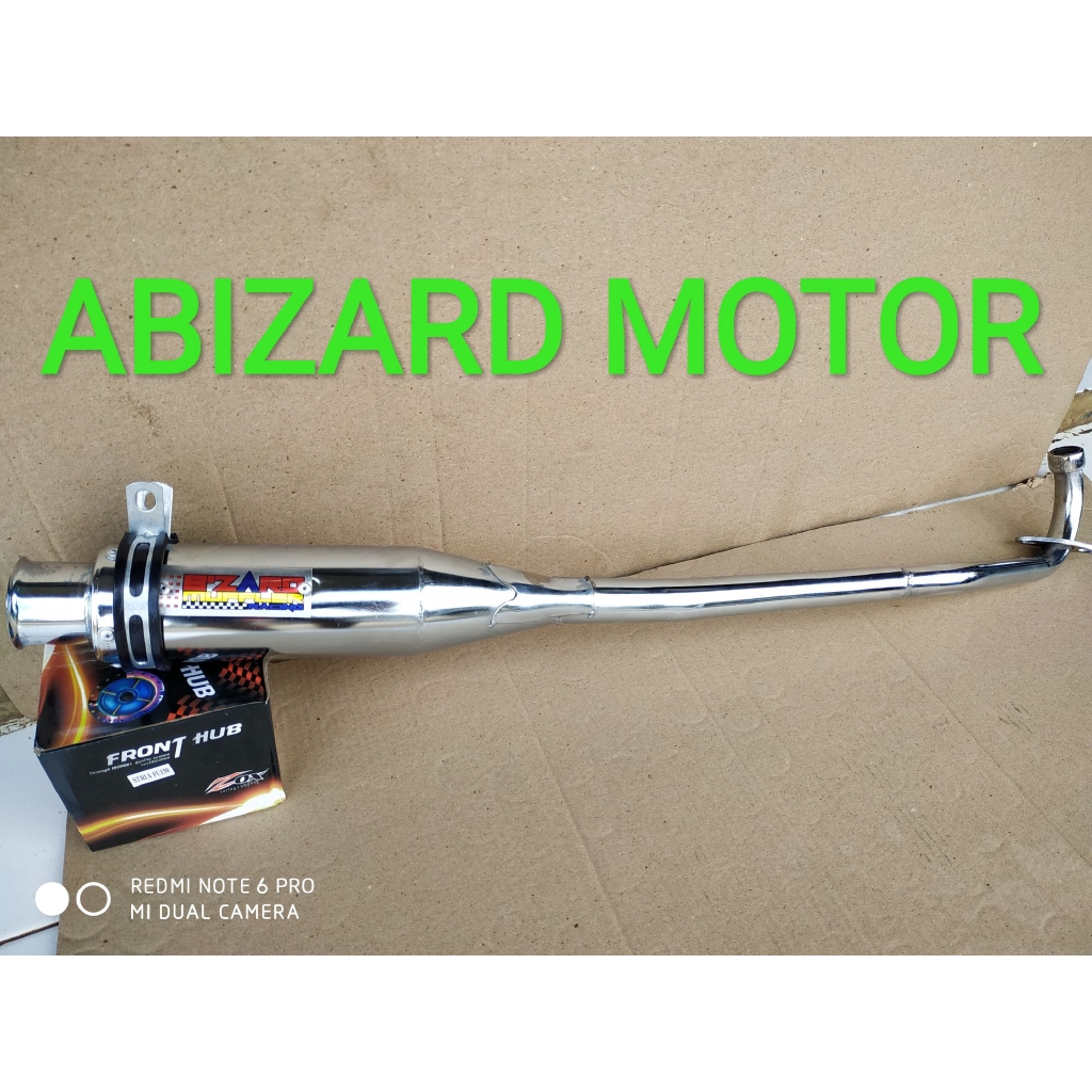 Promo knalpot racing drag karisma-supra 125-revo sbsolut-honda kirana-revo fit Bzard racing Termurah