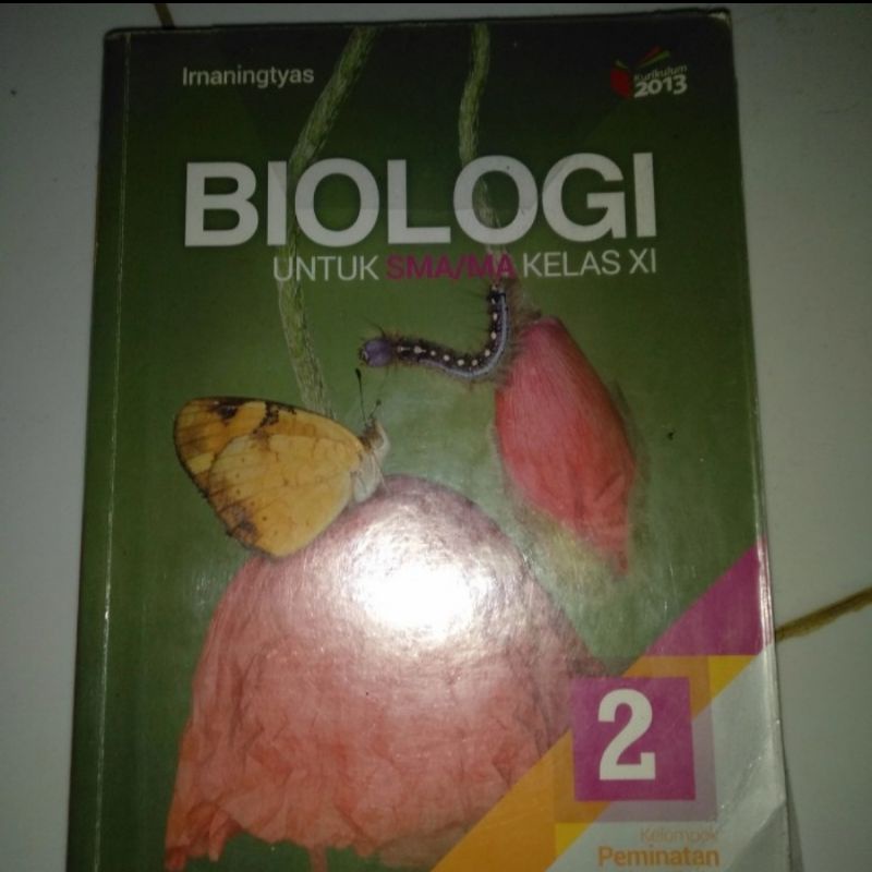 buku Biologi Erlangga kelas 11 sma bekas/buku bekas Biologi kelas 11 irnaningtyas