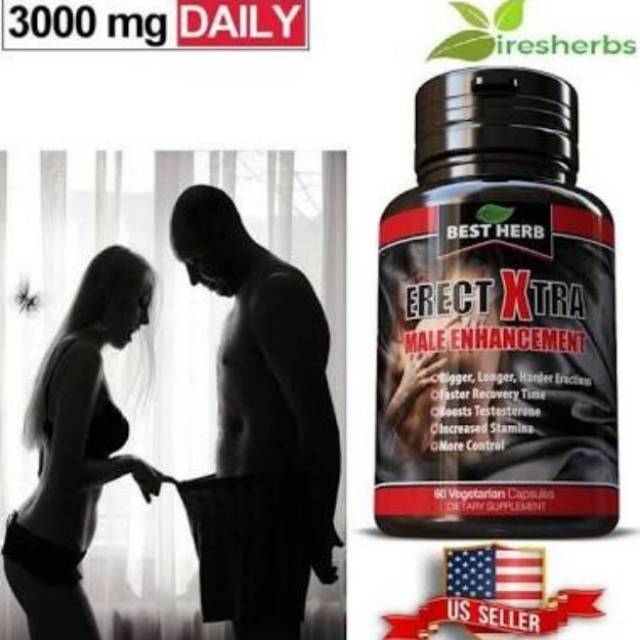 Terbaru Suplemen Stamina Pria Herbal ERECTXTRA Asli Erect Xtra Original