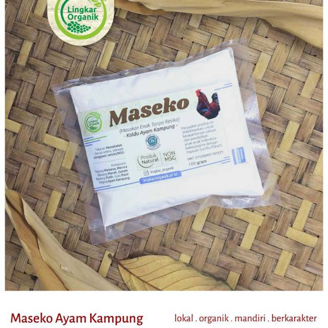 

Kaldu ayam kampung non msg / kaldu Maseko ayam kampung Lingkar organik