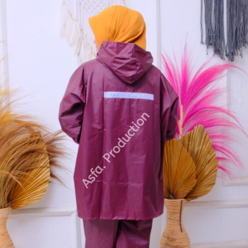 RAINCOAT, JAS HUJAN Murah Berkuwalitas Setelan Pria Dan Wanita Jaket Celana BY POLO RUBEL