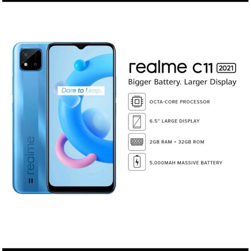 REALME C20 | C11 RAM 2/32 GB GARANSI RESMI REALME INDONESIA