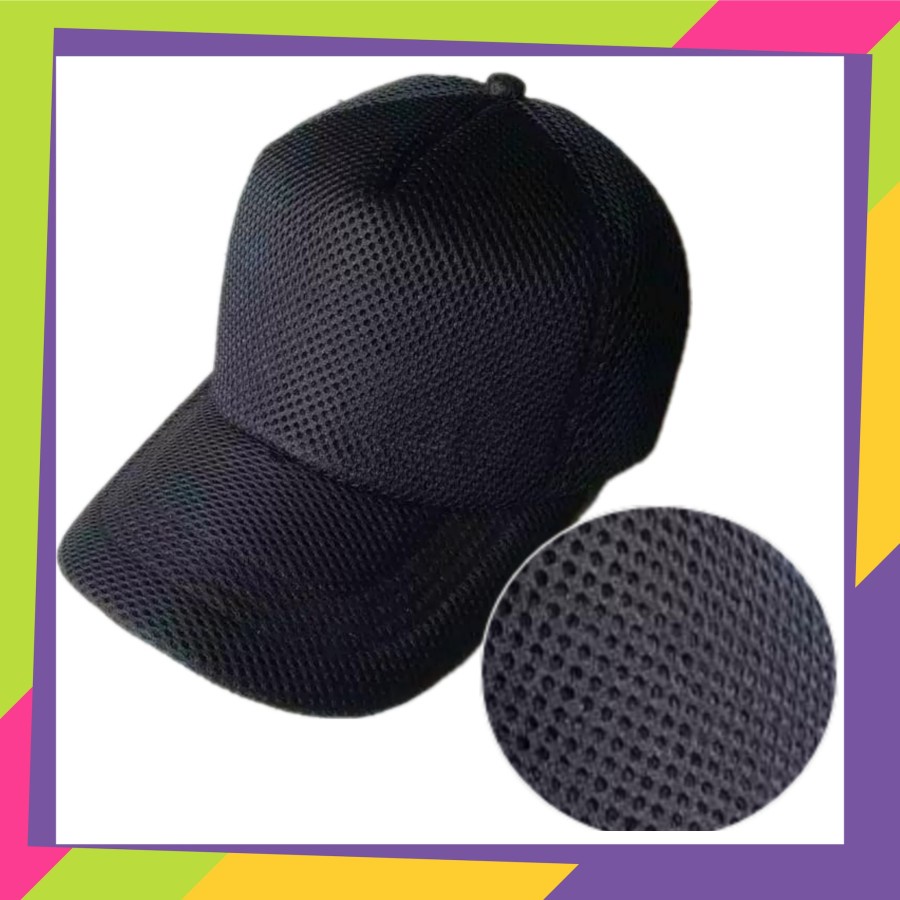Topi Hitam Jaring Polos Topi Hitam TNI BRIMOB Tactical