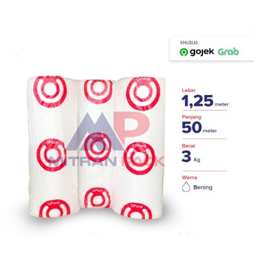 

Ginger- GROSIR 1 ROLL BUBBLE WRAP 50 METER - BUBLE WRAPPING MURAH (OFF-12) - U Pack