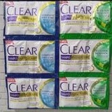 shampoo clear sachet