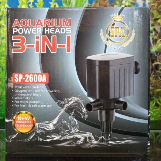 Mesin Pompa Celup SPA SP-2600A filter aquarium aquascape hidroponik power head submersible pump