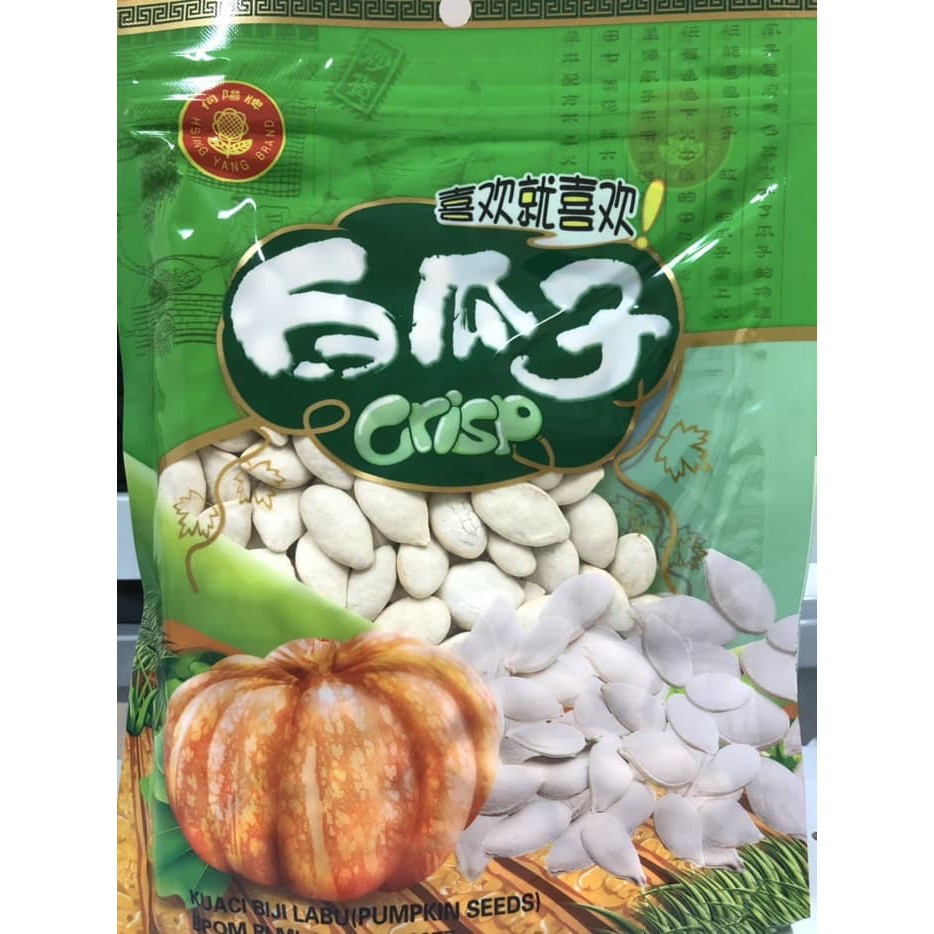 

Kuaci putih import/ pumpkin seed 250gr