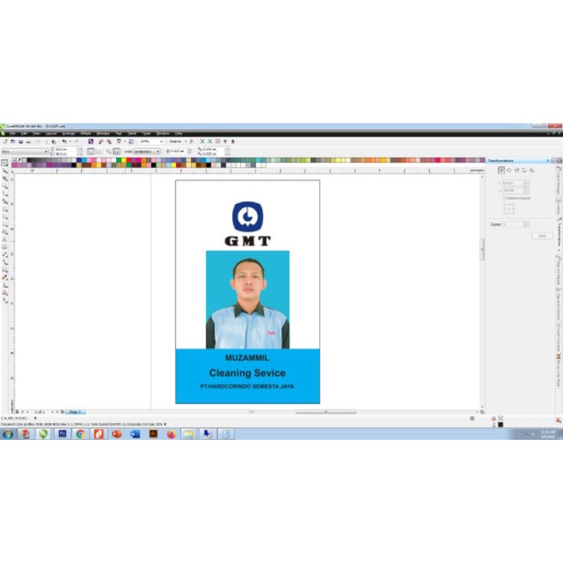 

cetak id card