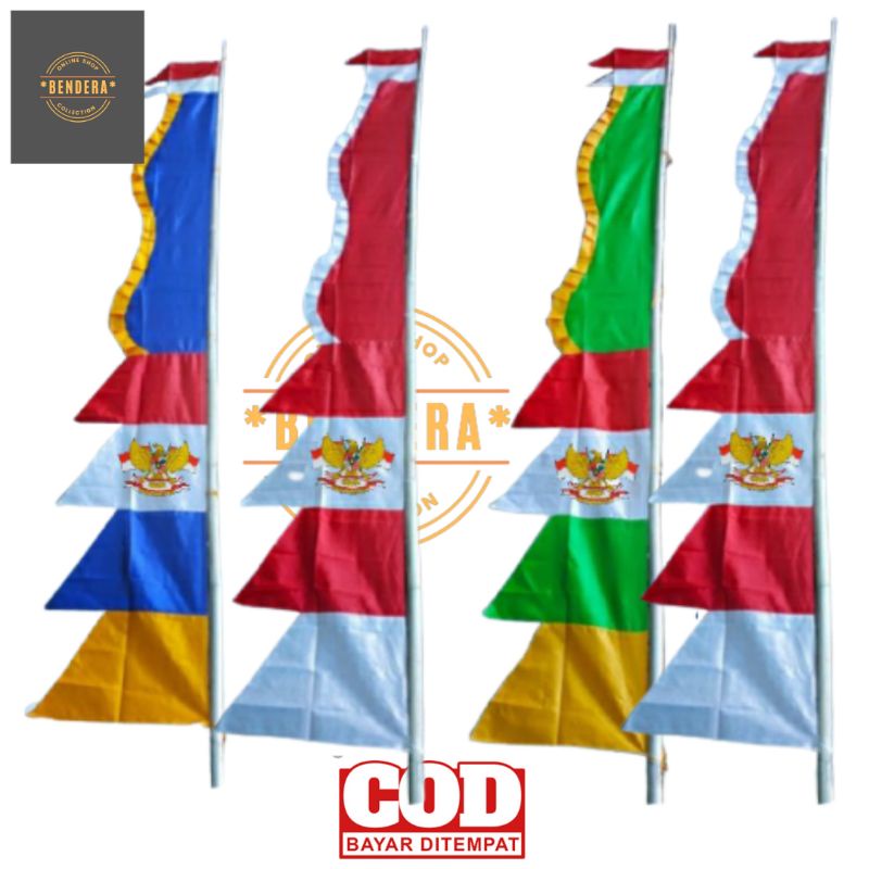 Jual Bendera Umbul Umbul Kuda Laut Umbul Umbul Merah Putih Umbul Umbul Warna Warni Shopee