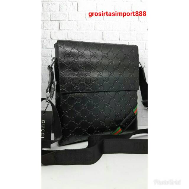 Tas selempang kulit pria GUCCi