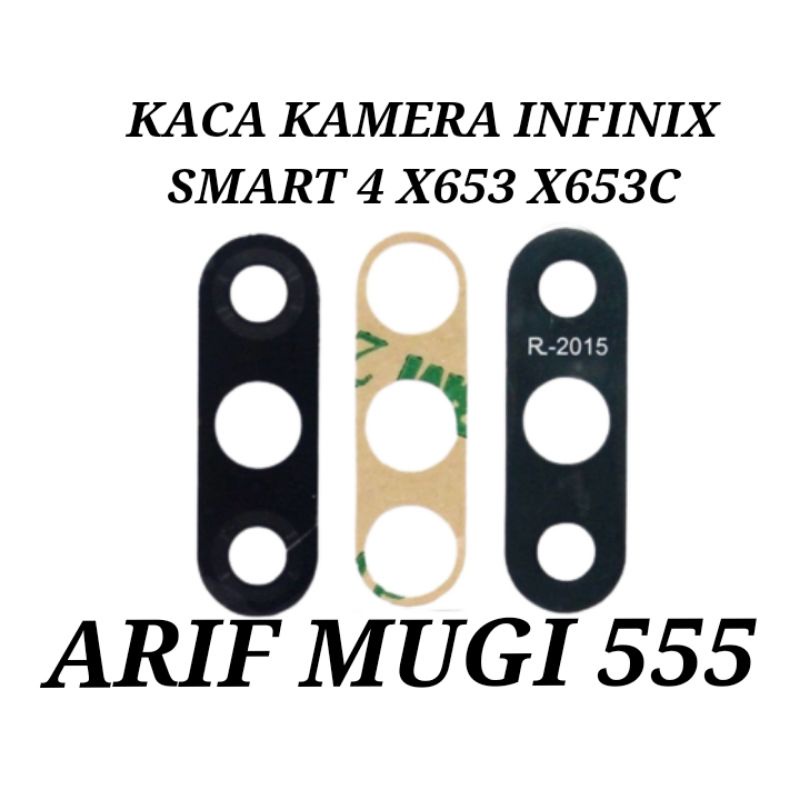 KACA KAMERA LENSA CAMERA BELAKANG INFINIX SMART 4 X653 X653C ORIGINAL