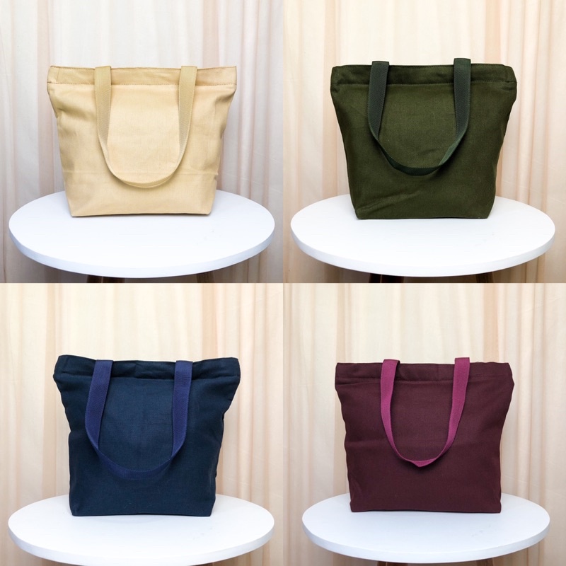 TAS JINJING HANDBAG MINI TAS MAKEUP BAHAN KANVAS MOTIF TEMPAT KOSMETIK