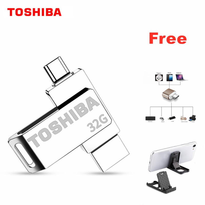 Metal USB 128GB 32GB OTG Flash disk