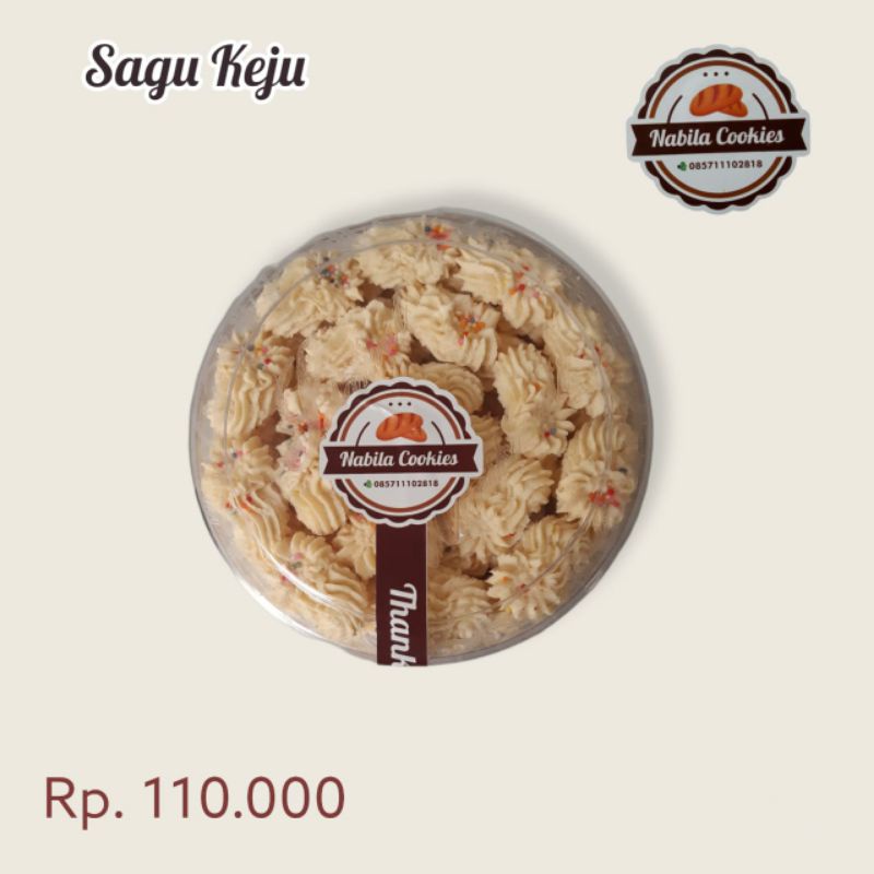 

Kue Sagu Keju Nabila Cookies Homemade Gold Premium