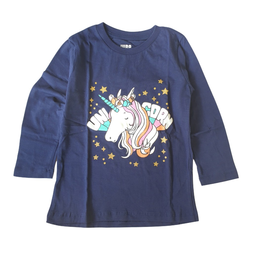 Kaos Anak Lengan Panjang Jurassix Unicorn