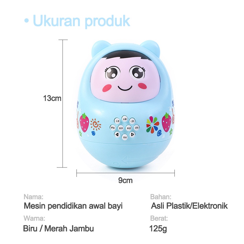 Mainan bayi tumbler mainan musik anak bayi L268