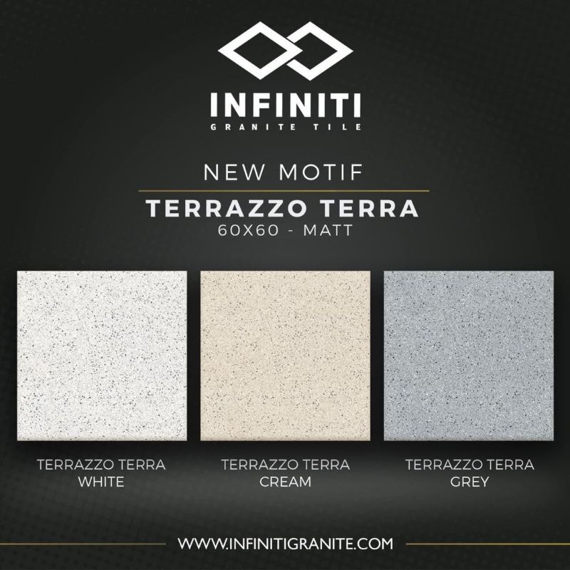 GRANITE LANTAI 60X60 TERRAZZO TERRA / MATT / INFINITI / KW1