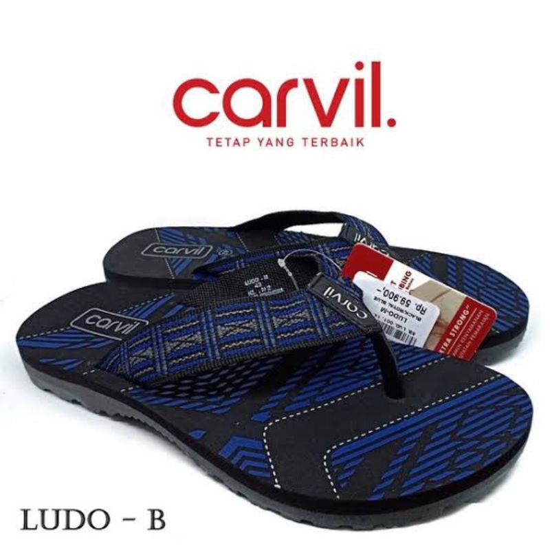 Sandal Pria Carvil Original Anti Air - Sendal Carvil Casual