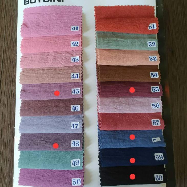 (Alena textile) KAIN CRINKLE AIRFLOW POLOS / RAYON CRINKLE {BNG.01Jl22a}