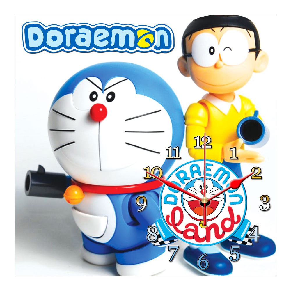 Jam Dinding Doraemon Nobita 40x40cm