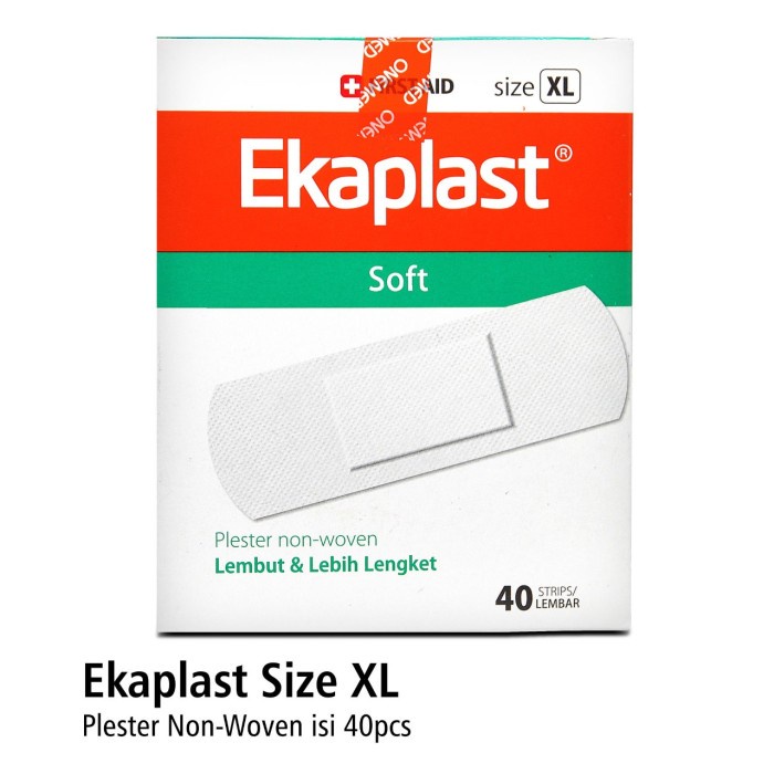 Plester Luka Non Woven Ekaplast Size XL Onemed Box Isi 40 Strip OJ2