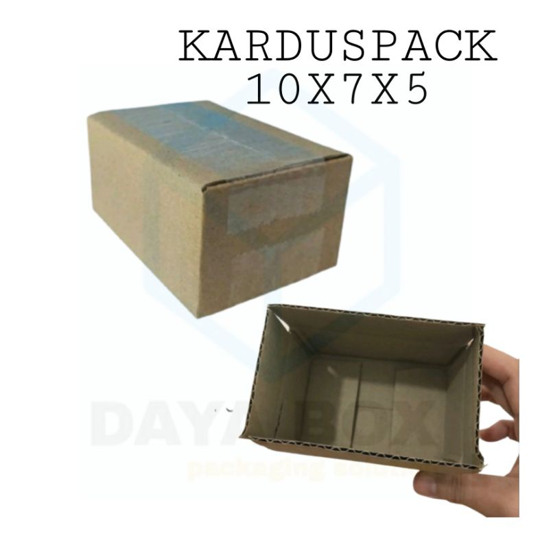 

TERMURAH KARDUS POLOS UK10X7X5 BOX KECIL