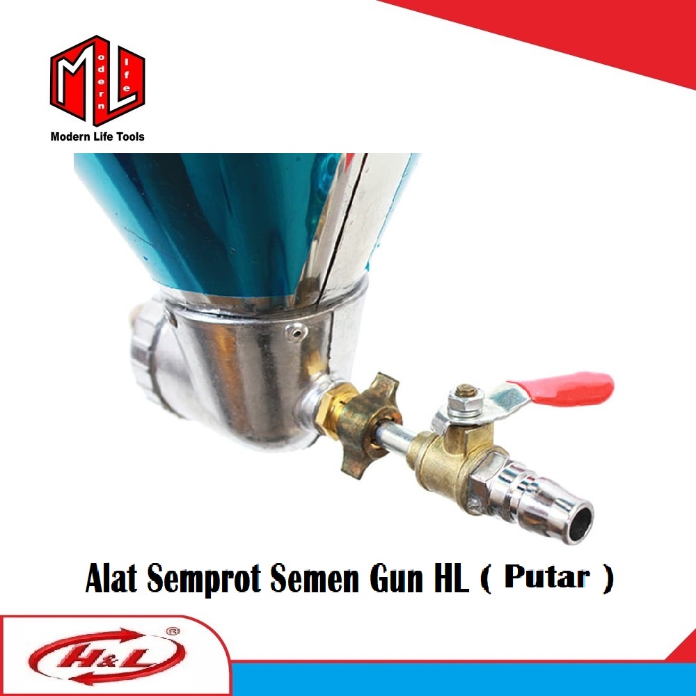 Alat Semprot Semen Gun Putar Atau Cement Gun Putar H&amp;L