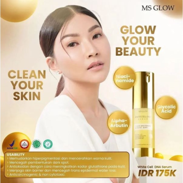 WHITE CELL DNA SERUM - MS GLOW DISTRIBUTOR MANADO