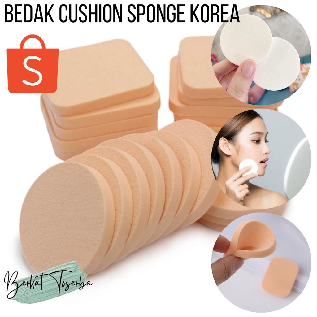 VS BG - BEDAK CUSHION spon kotak dan bulat/ SPONGE CUSHION