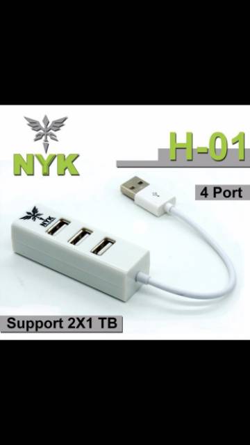 NYK USB Hub 4port USB 2.0 H-01 4 port