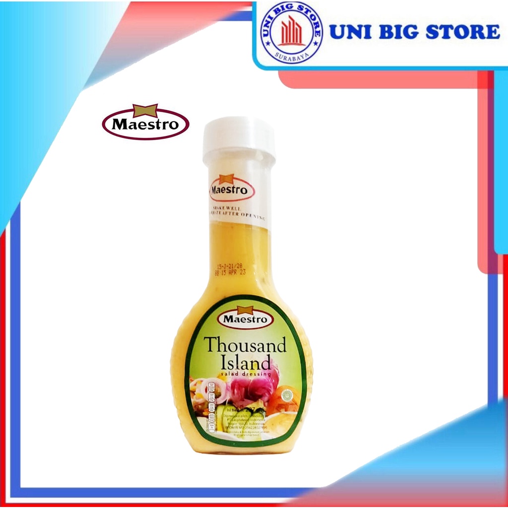 

MAESTRO Saus Thousand Island Saos Salad Dressing Sauce 237 ml Botol Mayo