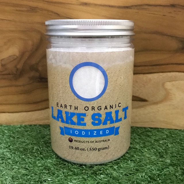 

Earth Organic Lake Salt Iodized 550gr