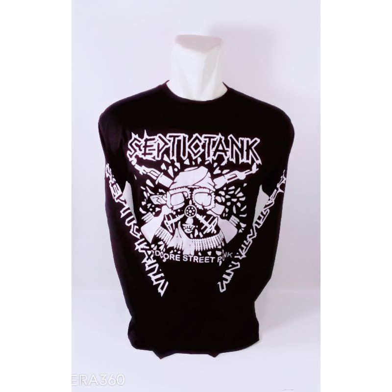 Kaos Punk Lengan Panjang Septictank Baju Punk Lengan Panjang Septictank