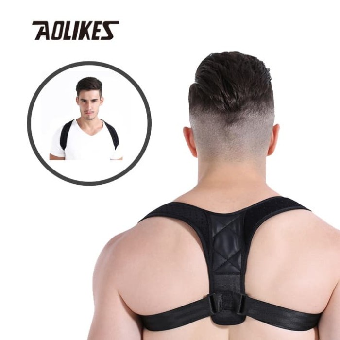 Aolikes 3101B Back Posture Corrector - Terapi Koreksi Postur / Bongkok(W3Z3) Alat Terapi Akupuntur A