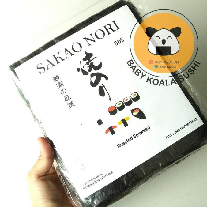

NORI SUSHI HALAL MUI 50 Lembar | SAKAO Yakinori Sushi