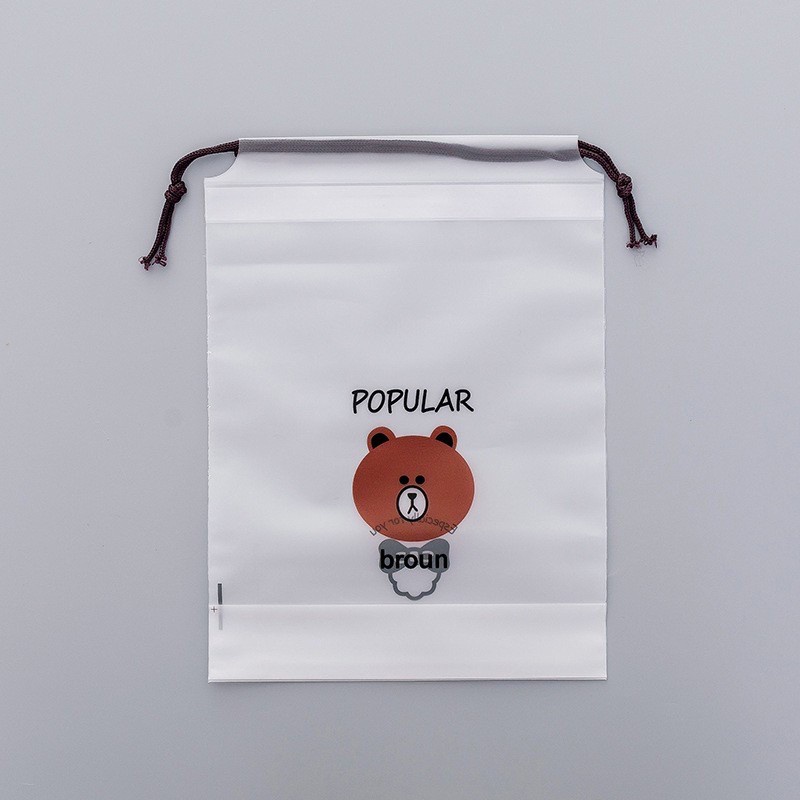 PT77 Pouch Serut Transparan Kecil