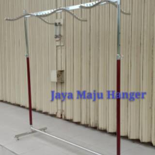  Hanger  Gawang Baju  Palang kotak 120cm Shopee Indonesia