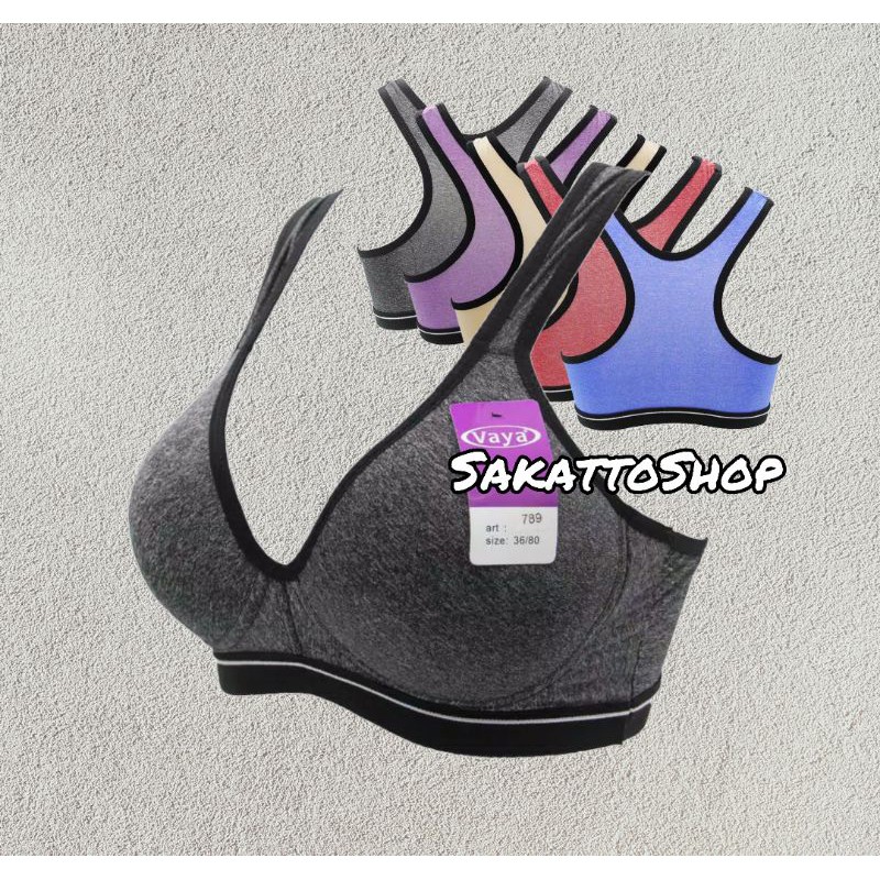 Bra Sport Vaya 789 Pakai Busa