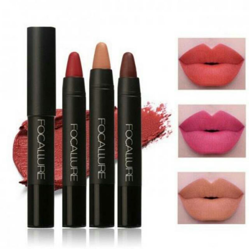 LIPSTIK CRAYON FOCALLURE FA22 ORIGINAL