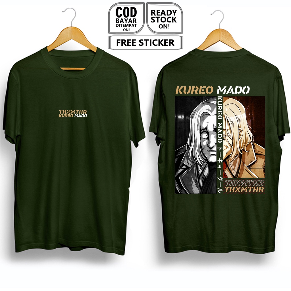 KAOS KUREO MADO TOKYO GHOUL AKIRA SASUKA TORU KEN KANEKI ANIME MANGA BAJU JEPANG COSPLAY JAPAN CULTU