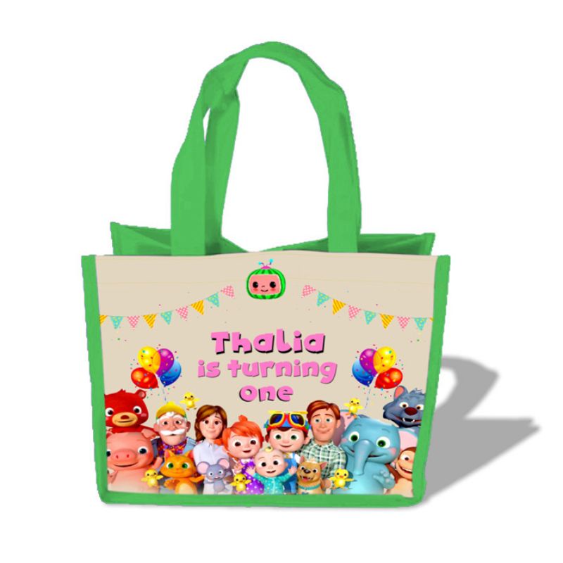 

Custom tulisan dan Gambar Tas Ultah Unicorn Cute Goodie Bag Souvenir Ulang Tahun Kartun Murah Custom Nama Rainbow Aqiqah 1