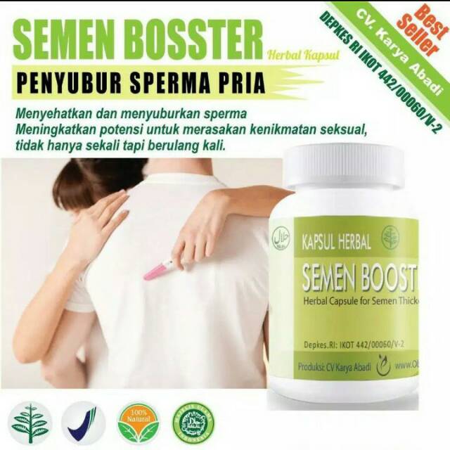 Jual Obat Herbal Penguat Pengental Penyubur Sperma Pria Semen Booster