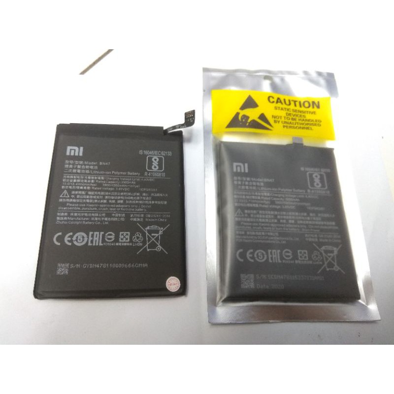 baterai batre xiaomi redmi 6 pro mi A2 Lite bn47 original