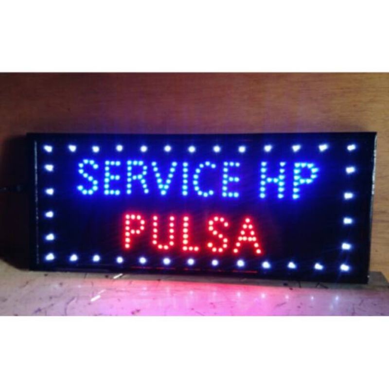 lampu sign servis hp pulsa