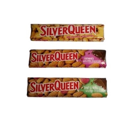 

SilverQueen Milk Chocolate Cashew/Almond/Fruit & Nuts 25/28 g