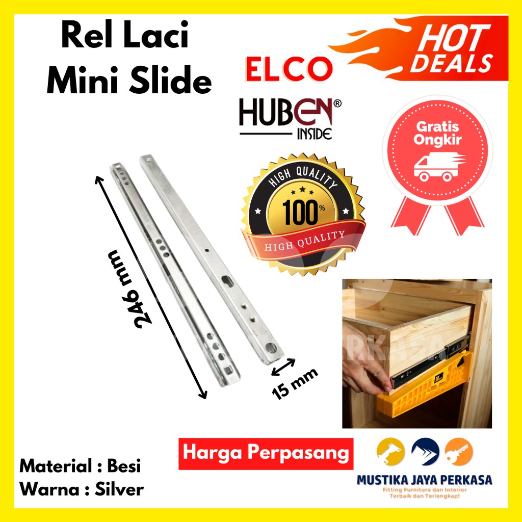 Rel Laci Mini Slide Lemari Kecil Minimalis Murah