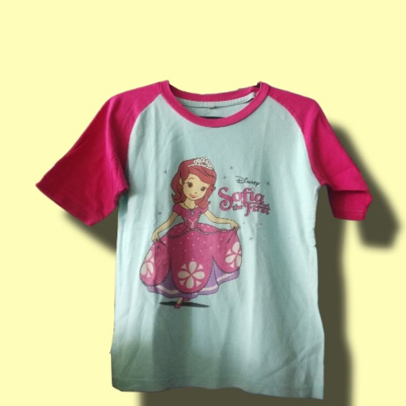 Baju Kaos Anak Perempuan Disney Sofia The First