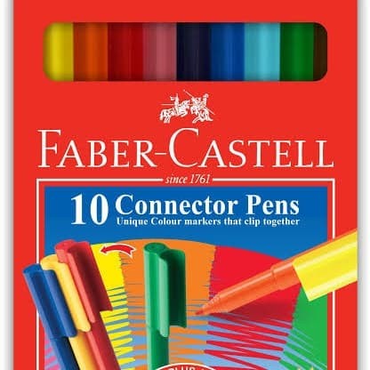 

Aman Set 10 Spidol Faber Castell Connector Pen Promo